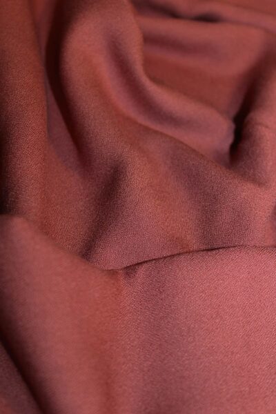Crêpe de Viscose Terracotta Eglantine et Zoé fluide doux et opaque
