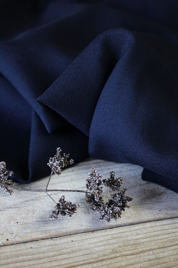 Tissu Bleu Marine