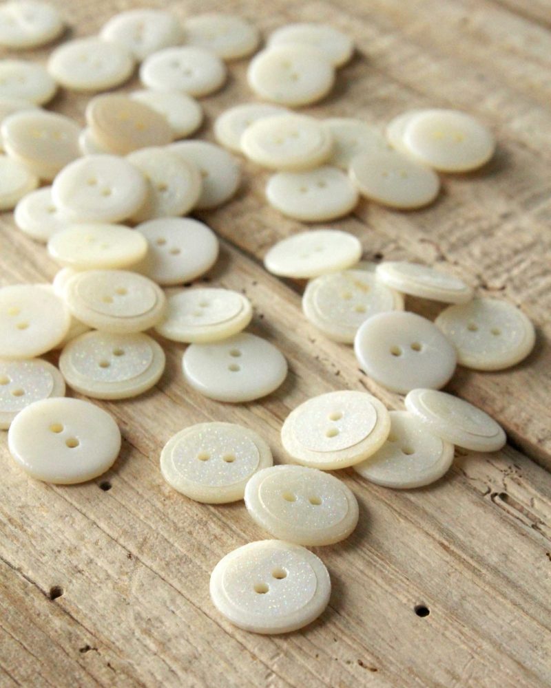 Boutons Duo Nacre Eglantine et Zoe a coudre