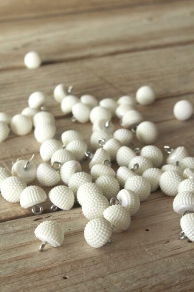 Boutons Hérisson Nacre Eglantine et Zoe a coudre