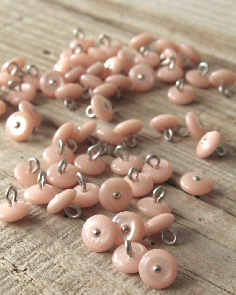 Boutons Perla Nude Eglantine et Zoe a coudre
