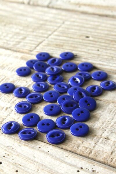 Boutons Essentiel Bleu Royal Eglantine et Zoe a coudre