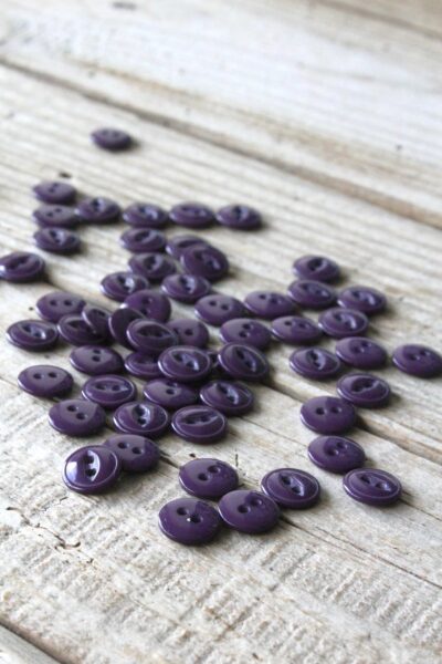 Bouton Essentiel violet Eglantine et Zoé à coudre