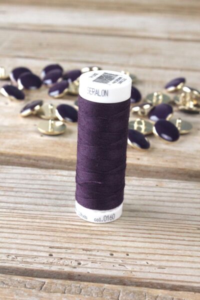 Fil à coudre violet Eglantine et Zoé