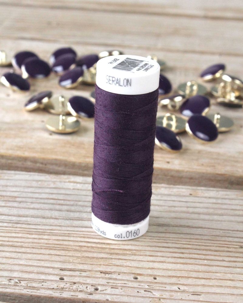 Fil à coudre violet Eglantine et Zoé