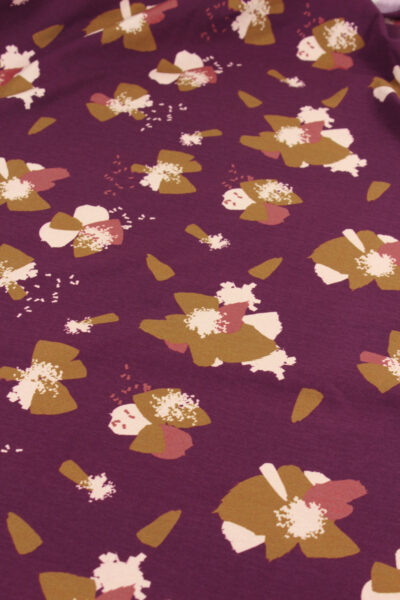 tissu jersey de coton bio anemona muroise eglantine et zoe pour coudre des tee shirts robes leggings boxers caleçons