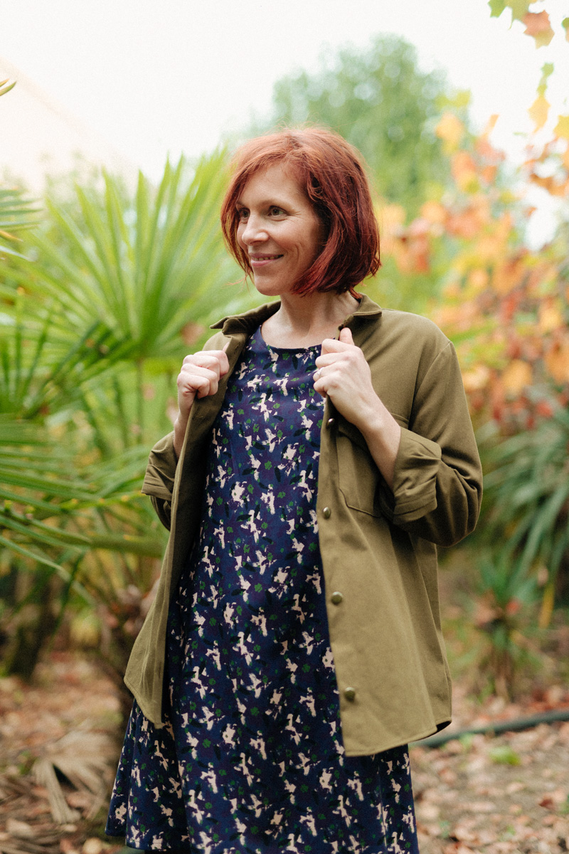 Tissu Gabardine Twill Vert Kaki – Image 8