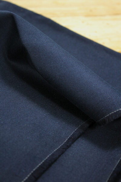 Tissu Gabardine Twill Bleu Marine