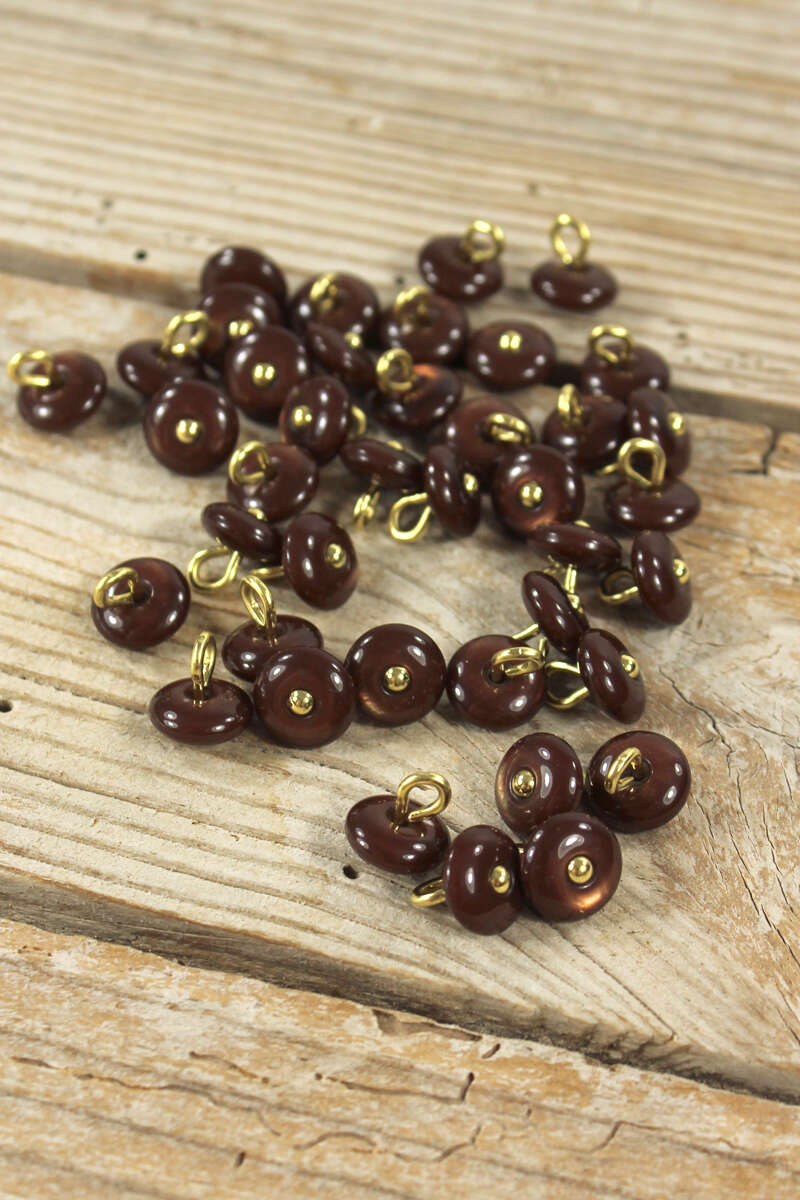 Bouton Perla Chocolat