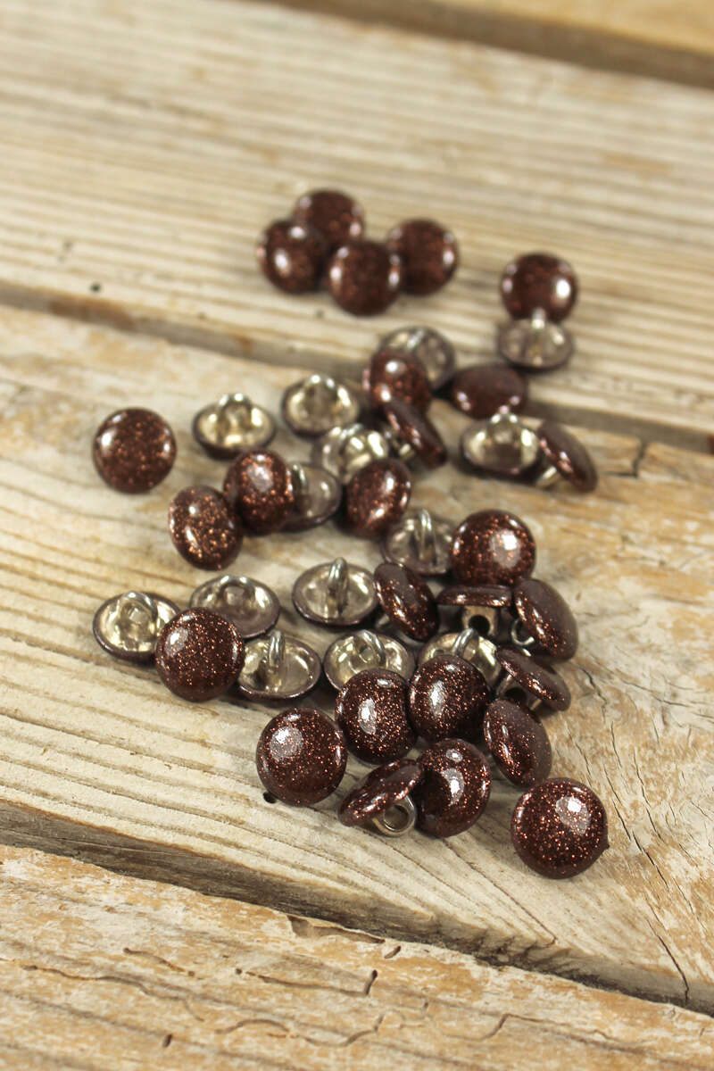 Bouton Shiny Chocolat