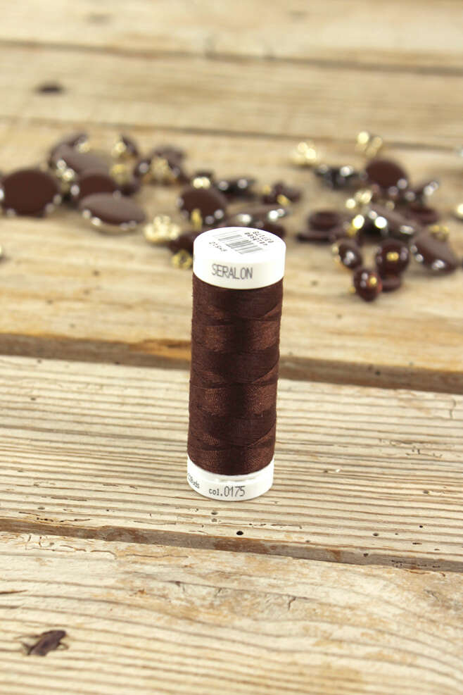 Fil à coudre Chocolat