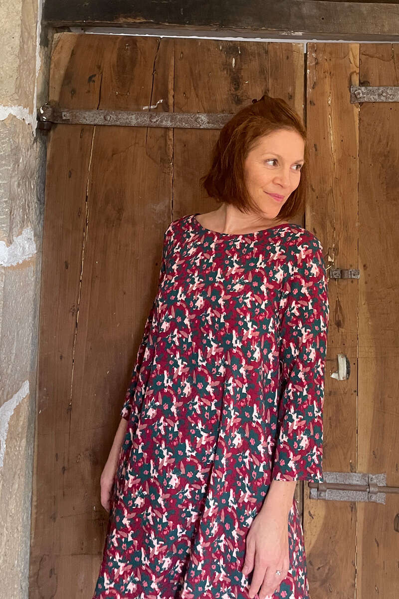 Kit Couture Robe / Blouse Galipette Edel Rouge Brique