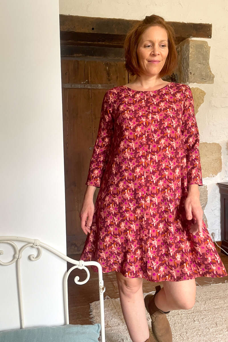 Kit Couture Robe / Blouse Galipette Edel Terracotta